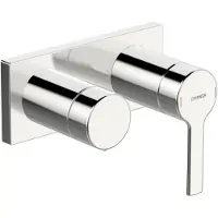 Hansa kant-en-klaar montageset voor bad/douche, HANSARONDA, chroom, artikelnummer 44599583