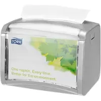 Tork 272613 Xpressnap tafeldispenser, lichtgrijs Ideaal voor tafels en volle toonbanken
