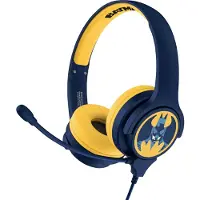 OTL TECHNOLOGIES Batman - kinderkoptelefoon - afneembare microfoon - volumebegrenzing - verstelbaar