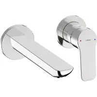 Hansa Basic - Inbouw wastafelkraan, 2-gats installatie, chroom 55602103
