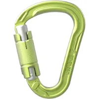 Edelrid HMS Strike Twist Karabiner (Maat One Size, Groen)