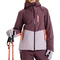 Roxy - Dames ski jassen - Stormdash Jacket Huckleberry voor Dames - Maat M - Bordeauxrood