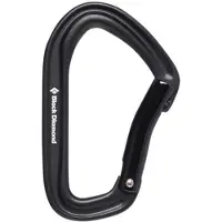 Black Diamond Hotforge Bent Karabiner Zwart