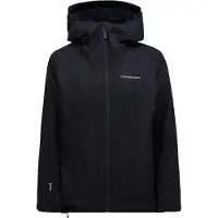 Peak Performance - Ski jassen - M Rider Tech Insulated Jacket Black voor Heren van Gerecycled Polyester - Maat M - Zwart
