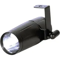 Adj LED-Pinspot LED-pinspot Aantal LEDs: 1 x 3 W Zwart