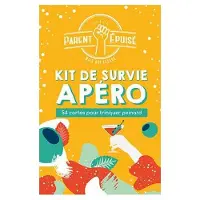 Asmodee Jeu d’ambiance Parent Epuisé Kit de Survie Apéro