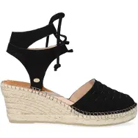 Fred de la bretoniere Dames Espadrilles 153010202 - Zwart - Maat 40