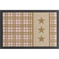 Hanse Home Deurmat Sterren plaid Wasbaar 30°C 40x60 cm