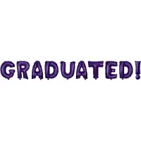 Folat - Folieballonnen Academic Elegance 'Graduated!'