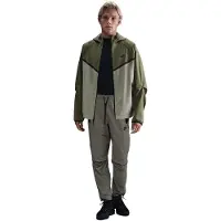 Nike Tech Sportswear Windrunner Woven Trainingspak Full-Zip Groen Olijfgroen Zwart