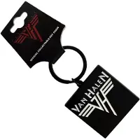 Rock Off Van Halen - Retro Logo Sleutelhanger - Zwart