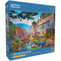 Gibsons Dominic Davison - Tea on the River Puzzel (500 stukjes)