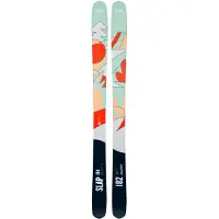 Zag - Ski's - Slap 104 2026 voor Unisex van Hout - Maat 188 cm - Blauw