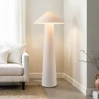 LumenXL Vloerlamp Nura met linnen kap - gebroken wit