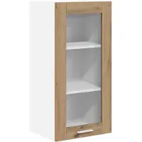 vidaXL Hangkast Artisan Eiken 40 x 31 x 80 cm Bewerkt hout