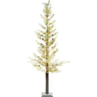 Beliani GRENIVIK - LED kerstboom - Wit - Synthetisch materiaal