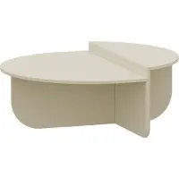 En.casa Salontafel Tondesdaslo 90x90x35 cm havermout []