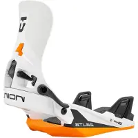 Union - Snowboard bindingen - Atlas Step On White Orange voor Heren - Maat L - Wit