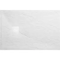 Wiesbaden Douchebak Stonea Antislip Composiet 80x120x3 cm Inkortbaar Mat Wit