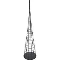 MCW Decoratieboom -O91, kerstboom, sierboom, kerstversiering, kerstboom om te versieren, metaal 160 cm ~ zwart