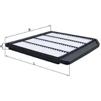 MAHLE ORIGINAL LX 5823 Luchtfilter