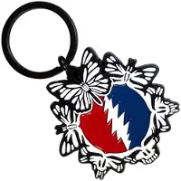 Grateful Dead - Steal Your Face Butterflies - Sleutelhanger