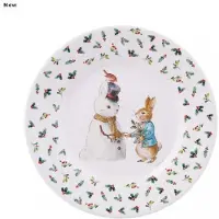 Petit Jour Pieter Rabbit kerst bord