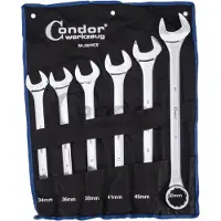 Condor Lange ringsleutels 34-50 mm, 6-delige set