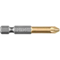 Neo Tools PZ2 Schroefbit 50mm HEX 1/4" S2 TiN Staal