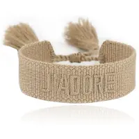 Deja Jewels Deja J'adore Gevlochten Armband - Beige