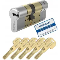 Gerda Exxo Smart Modulaire Cilinder 36/45 Nikkel met Veiligheidskoppeling