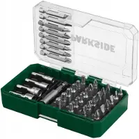 Parkside Bit- en Dopset 37 Delig met Magnetische Houder