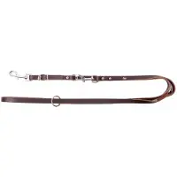 Dingo CLASSIC Lederen Verstelbare Hondenhalsband 1,5x200cm Bruin