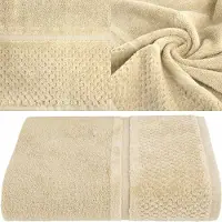 Eurofirany Luxe Katoenen Handdoek 30x50 cm - Beige, 550g/m²