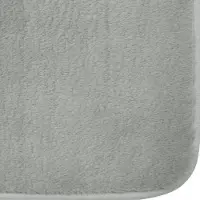Eurofirany Zilverkleurig Badkamertapijt Nina 50x70 cm - Zacht en Stijlvol