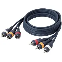 DAP FL47 - 2x RCA + 1x Digital Cable 1,5 meter
