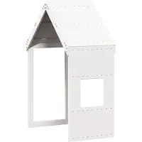vidaXL Kinderbedhuisje 55x84x132 cm massief grenenhout wit