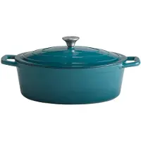 Assheuer & Pott APS-Duitsland 88316, 5 liter, Blauw, Gietijzer, Roestvrij staal, Blauwglazuur, Gietijzer, Roestvrij staal, Geschikt voor inductie