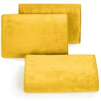 Eurofirany Amy Handdoek 30x30 cm - Zacht en Absorberend - Mosterdgeel