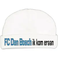 Zeeman Babymutsje met de tekst: FC den Bosch ik kom eraan !