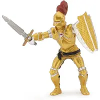 Papo Figurine Ridder Goud in Harnas - - DE MIDDELAEWE - Voor Kinderen