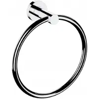 Omnires Modern Project Handdoekrek - Chroom Eikel