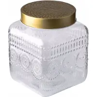 Altom Design Daisy Glazen Pot 1.8L - Sierlijk en Hermetisch