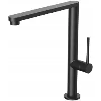 Gamma Nook Pro Keukenkraan Zwart - Modern Design & Gebruiksgemak