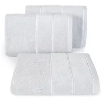 Eurofirany Mari Frotte Handdoek 70x140cm - 100% Katoen, 500g/m², Zilver