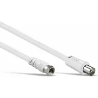 Generique Câble d'antenne coaxial RG59 Mâle /75 ohms Mâle 2.50 m