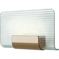 Kdln Wandlampe , Nami, dimbare, Doorzichtig, Woonkamer, Glas, Designer
