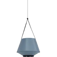 Forestier Hanglampe , Carrie XS, dimbare, Blauw, Woonkamer, Stof, Designer