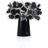 Slamp Tafellampe , Clizia Mama Non Mama, dimbare, Zwart, Woonkamer, Kunststof, Designer
