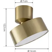 LINDBY Plafondlamp , Nivoria, Goud / Messing, Woonkamer, Aluminium, Modern